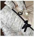 Load image into Gallery viewer, Antique ballet 🥰 French romantic niche cotton polished four-piece set of pure cotton long-staple cotton Lolita heavy industry bedding