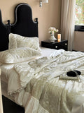 Load image into Gallery viewer, French girl heart cool feeling Lenzing Tencel Xia Liang quilt four-piece washable air conditioner quilt ice silk thin sleeping quilt
