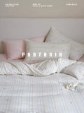 Load image into Gallery viewer, FANTASIA Dream Planet [Girl Window Lattice] Bow Cotton Double Yarn Four-piece Cotton Sheet