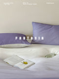 Load image into Gallery viewer, FANTASIA Dream Planet [Ode to Rosemary] gradual change purple double-layer yarn cotton four-piece set of pure cotton sheets
