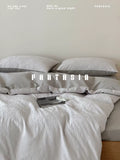 Load image into Gallery viewer, FANTASIA set dream planet [moon time series] premium gray autumn and winter cotton polished four-piece pure cotton sheets