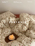 Load image into Gallery viewer, FANTASIA Collection Dream Planet [Ringo Paradise] Retro Fruit Cotton Knitted Cotton Four-piece Cotton Sheet