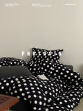 Load image into Gallery viewer, FANTASIA Collection Dream Planet [Out of Focus Confession] Polka Dot Knitted Cotton Cotton Bed Four-piece Cotton Sheet