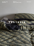 Load image into Gallery viewer, FANTASIA Collection Dream Planet [Dedicated to Sisyphus] Four-piece set of pure cotton sheets on a medieval cotton bed