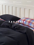 Load image into Gallery viewer, FANTASIA Collection Dream Planet Nordic Style Original Decorative Art Home Textile Plaid Cotton Double Yarn Four-piece Cotton Sheet