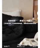 Load image into Gallery viewer, FANTASIA Collection Dream Planet [Contrary Soul] Black Cotton Double Yarn Bed Four-piece Cotton Sheet