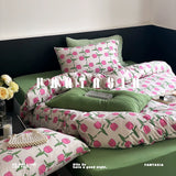 Load image into Gallery viewer, FANTASIA Dream Planet [Emily] Tulip Knitted Cotton Four-piece Cotton Tianzhu Cotton Sheet