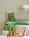 Load image into Gallery viewer, Light luxury advanced gradual change summer naked sleeping Lenzing Tencel summer cool quilt four-piece cool silky smooth air conditioner quilt bedding
