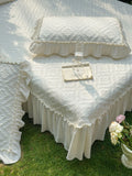 Load image into Gallery viewer, Summer high-end PE cool soft mat three-piece bed cover princess lace machine washable air conditioner soft mat