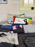 Load image into Gallery viewer, FANTASIA Collection Dream Planet [Mondrie Meow] Original Fashion Cat Cotton Bed Four-piece Cotton Sheet