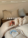 Load image into Gallery viewer, FANTASIA Collection Dream Planet [Wind Baked Sugar Cube] Retro Brown Cotton Bed Four-piece Cotton Sheet