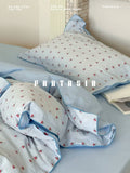 Load image into Gallery viewer, FANTASIA collection dream planet [Liuhai narration] blue ins wind cotton bed four-piece cotton bed sheet