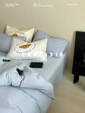 Load image into Gallery viewer, FANTASIA Collection Dream Planet [Kirishima Ji Color] Blue Cotton Waffle Bed Four-piece Cotton Sheet