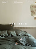Load image into Gallery viewer, FANTASIA collection dream planet [Qingfu Shuying] goldfish embroidered cotton bed four-piece set of pure cotton sheets
