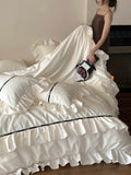 Load image into Gallery viewer, Light luxury French lace 100 pure cotton long-staple cotton four-piece set, high-grade jacquard bedding, bed sheet quilt cover 4
