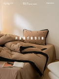 Load image into Gallery viewer, FANTASIA Collection Dream Planet [Early Morning Hearts] High-end cotton sanded bed four-piece set of pure cotton sheets