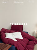 Load image into Gallery viewer, FANTASIA Collection Dream Planet [Premeditated Encounter] Contrasting Color Cotton Knitted Cotton Bed Four-piece Cotton Sheet
