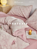 Load image into Gallery viewer, FANTASIA Collection Dream Planet [Arbor Towards Evening] Retro Wind Jacquard Cotton Bed Four-piece Cotton Sheet