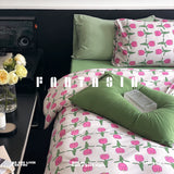 Load image into Gallery viewer, FANTASIA Dream Planet [Emily] Tulip Knitted Cotton Four-piece Cotton Tianzhu Cotton Sheet