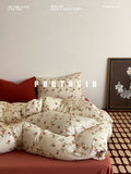 Load image into Gallery viewer, FANTASIA Collection Dream Planet [Ringo Paradise] Retro Fruit Cotton Knitted Cotton Four-piece Cotton Sheet