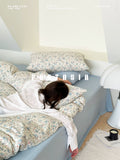 Load image into Gallery viewer, FANTASIA collection dream planet [********* Linling] floral knitted cotton bed four-piece set of pure cotton sheets