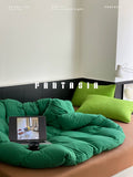 Load image into Gallery viewer, FANTASIA Dream Planet [Looking for Oslo] Contrasting Color Class A Knitted Cotton Four-piece Cotton Sheet