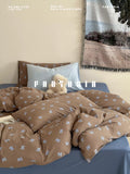 Load image into Gallery viewer, FANTASIA Collection Dream Planet [California Sweetheart] Bow Cotton Knitted Cotton Four-piece Cotton Sheet