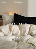 Load image into Gallery viewer, FANTASIA set dream planet [empty lamp floating light] retro polka dot cotton double-layer yarn four-piece set of pure cotton sheets