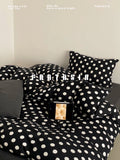Load image into Gallery viewer, FANTASIA Collection Dream Planet [Out of Focus Confession] Polka Dot Knitted Cotton Cotton Bed Four-piece Cotton Sheet