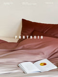 Load image into Gallery viewer, FANTASIA set dream planet [rose sea weaving fog] retro gradual change rose cotton four-piece cotton sheets