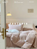 Load image into Gallery viewer, FANTASIA Collection Dream Planet [Sunset Title Page Poem] Class A Cotton Double Yarn Four-piece Cotton Sheet