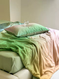Load image into Gallery viewer, Light luxury advanced gradual change summer naked sleeping Lenzing Tencel summer cool quilt four-piece cool silky smooth air conditioner quilt bedding