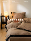 Load image into Gallery viewer, FANTASIA Collection Dream Planet [Early Morning Hearts] High-end cotton sanded bed four-piece set of pure cotton sheets