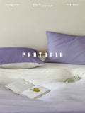 Load image into Gallery viewer, FANTASIA Dream Planet [Ode to Rosemary] gradual change purple double-layer yarn cotton four-piece set of pure cotton sheets