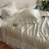 Load image into Gallery viewer, Summer French Lenzing Tencel Naked Sleeping Girl Butterfly Xia Liang Quilt Four-piece Ice Silk Washing Cooling Air Conditioning Quilt