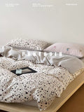 Load image into Gallery viewer, FANTASIA Dream Planet [Leo Window Sill] Premium Sense Polka Dot Girl Cotton Four-piece Cotton Sheet