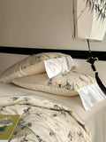 Load image into Gallery viewer, New Chinese 100 long-staple cotton four-piece set French classical ink painting quilt cover cotton light luxury bedding 4
