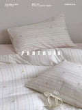 Load image into Gallery viewer, FANTASIA Dream Planet [Girl Window Lattice] Bow Cotton Double Yarn Four-piece Cotton Sheet