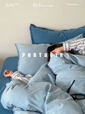 Load image into Gallery viewer, FANTASIA Collection Dream Planet  80 blue cotton beds four-piece cotton sheets