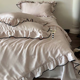 Load image into Gallery viewer, French romantic princess style jacquard summer Tencel summer cool quilt four-piece cool silky smooth air conditioner thin quilt sleeping naked