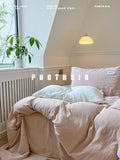 Load image into Gallery viewer, FANTASIA Collection Dream Planet [Sunset Title Page Poem] Class A Cotton Double Yarn Four-piece Cotton Sheet
