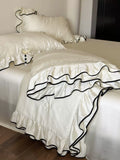 Load image into Gallery viewer, French romantic princess style jacquard summer Tencel summer cool quilt four-piece cool silky smooth air conditioner thin quilt sleeping naked