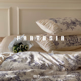Load image into Gallery viewer, FANTASIA Collection Dream Planet [Pride and Prejudice] French Vintage Lace Four-piece Lenzing Tencel Sheet