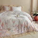Load image into Gallery viewer, Ellie Dream < unk > French Romantic Oil Painting Wind Long-staple Cotton Four-piece Set Lace Lace Quilt Cover Pure Cotton Sheet Bedding