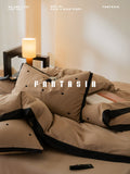 Load image into Gallery viewer, FANTASIA Collection Dream Planet [Early Morning Hearts] High-end cotton sanded bed four-piece set of pure cotton sheets