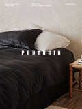 Load image into Gallery viewer, FANTASIA Collection Dream Planet [Contrary Soul] Black Cotton Double Yarn Bed Four-piece Cotton Sheet