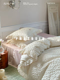 Load image into Gallery viewer, FANTASIA Collection Dream Planet [Amber Flower Cabinet] Cotton Pink Lace Embroidery Bed Four-piece set of pure cotton sheets
