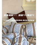 Load image into Gallery viewer, FANTASIA Collection Dream Planet [Star Season Pickup] British Style Striped Cotton Bed Four-piece Cotton Sheet