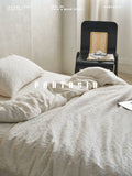 Load image into Gallery viewer, FANTASIA Collection Dream Planet [Hidden Moon Flow Wave] White Premium Cotton Bed Four-piece Cotton Sheet