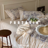 Load image into Gallery viewer, FANTASIA Collection Dream Planet [Pride and Prejudice] French Vintage Lace Four-piece Lenzing Tencel Sheet